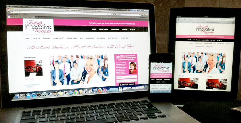 Today's Innovative Woman Website Redesign