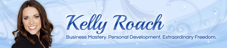 Personal Brand Website Header Design For Kelly Roach