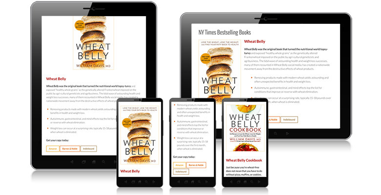 Wheat Belly Blog Book Library Design and Development