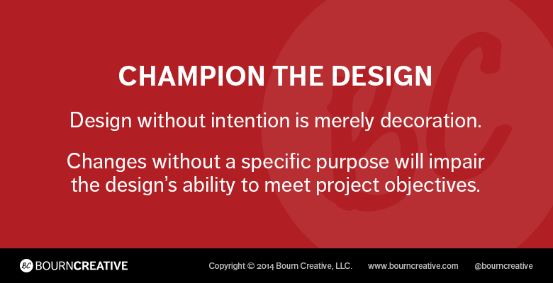Champion Your Design