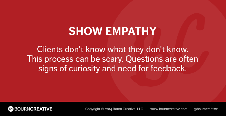 Show Empathy When Working With Clients