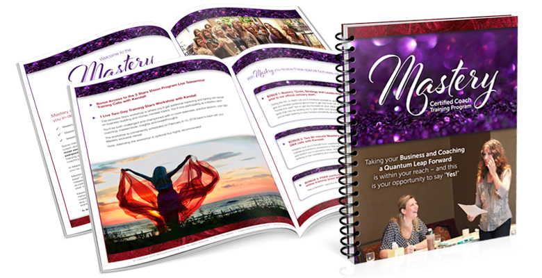 Kendall SummerHawk Mastery Coaching Program Brochure Design