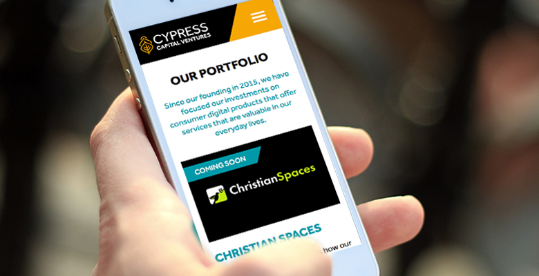 Mobile Responsive WordPress Website Design for Cypress Ventures