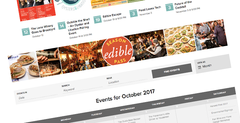 Edible Events Advanced Custom Search