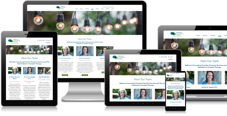Wellness Counseling Center Website Design